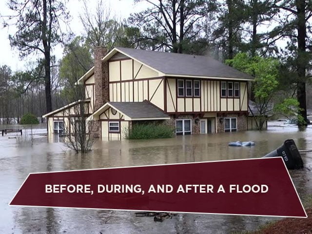 Before, During, and After A Flood