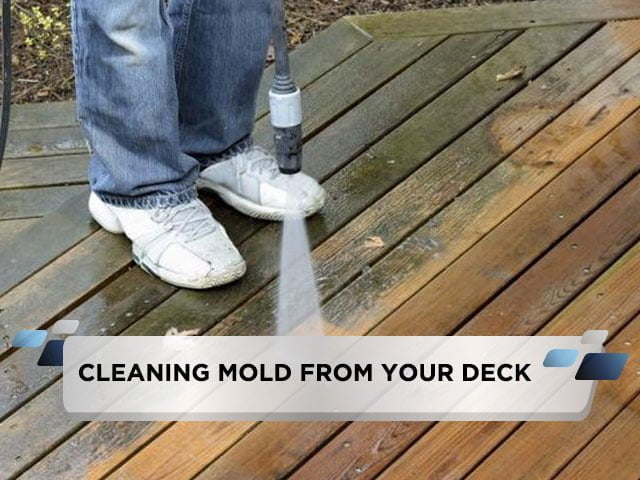 Cleaning Mold from Your Deck