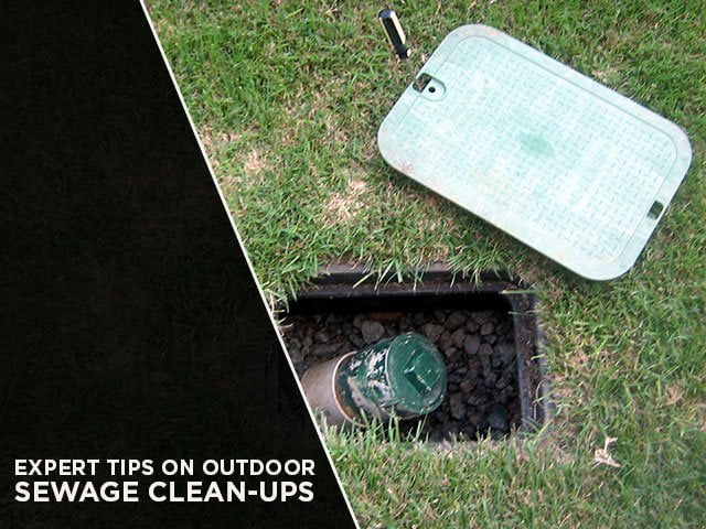 Expert Tips on Outdoor Sewage Clean-Ups