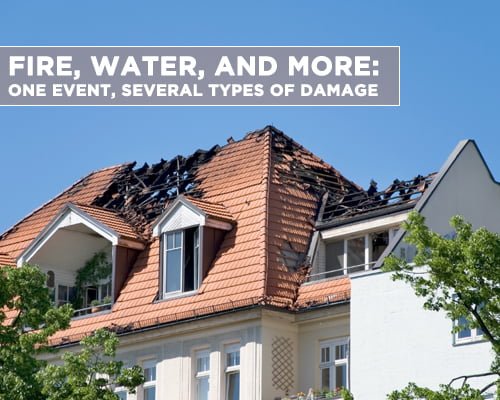 Fire, Water, and More: One Event, Several Types of Damage