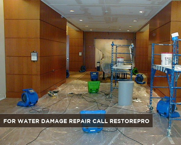 For Water Damage Repair Call RestorePro