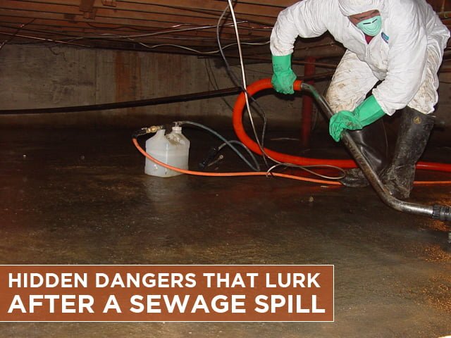 Hidden Dangers that Lurk after a Sewage Spill