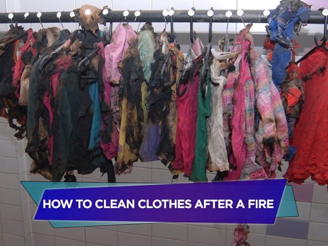 How To Clean Clothes After a Fire