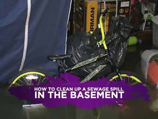 How to Clean Up a Sewage Spill in the Basement