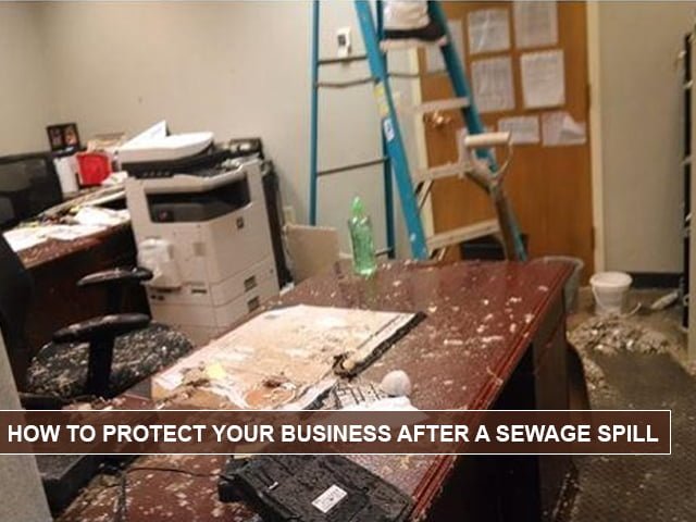 How to Protect your Business After a Sewage Spill