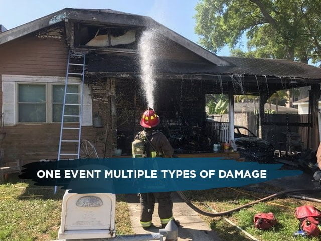 One Event Multiple Types of Damage