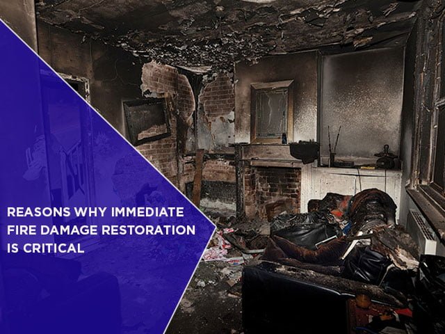 Reasons Why Immediate Fire Damage Restoration Is Critical