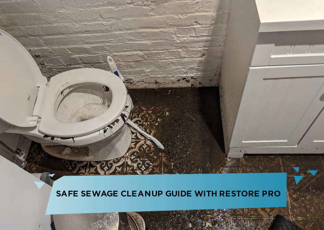 Safe Sewage Cleanup Guide with Restore Pro