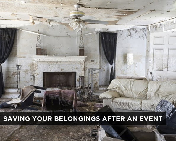 Saving Your Belongings After an Event