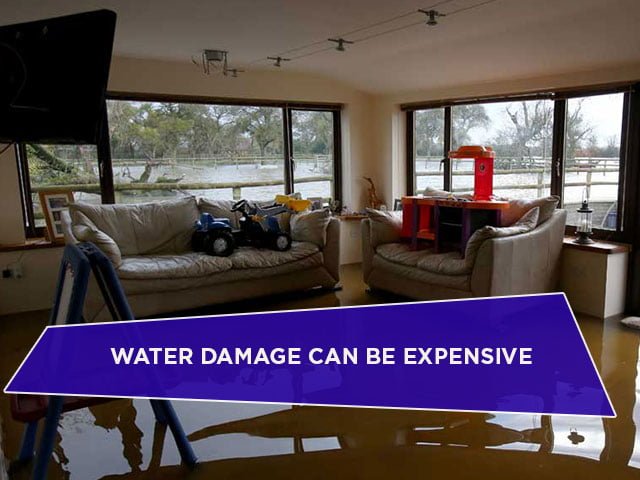 Water Damage Can Be Expensive