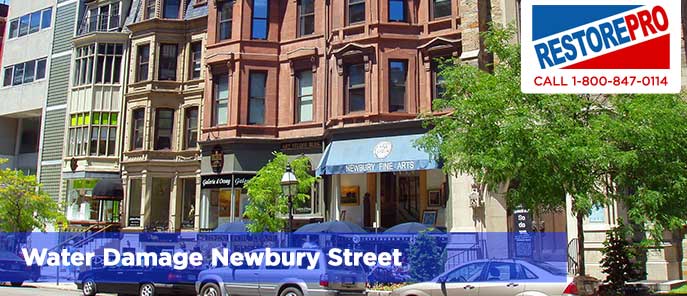 Water Damage Newbury Street