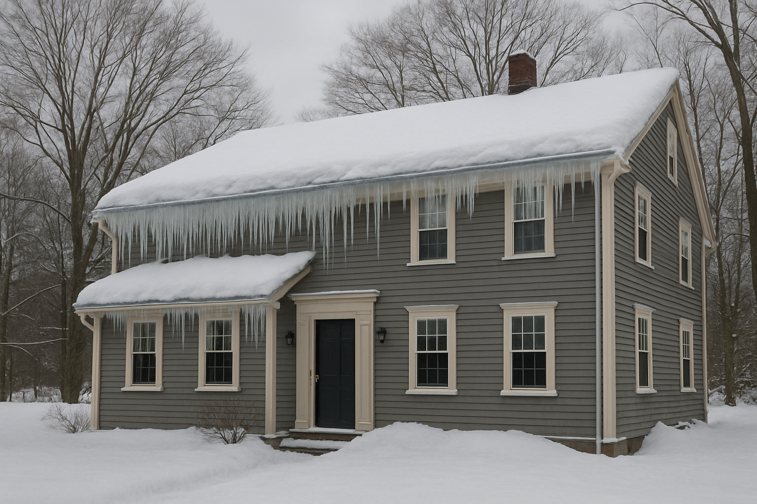 What Causes Ice Dams and the Water Damage They Create in Massachusetts Homes
