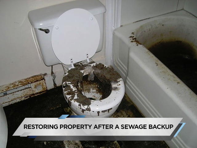 Restoring Property After a Sewage Backup